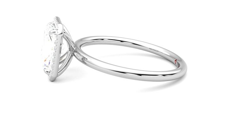Taylor & Hart Dove Radiant Engagement Ring 360 degree image 21