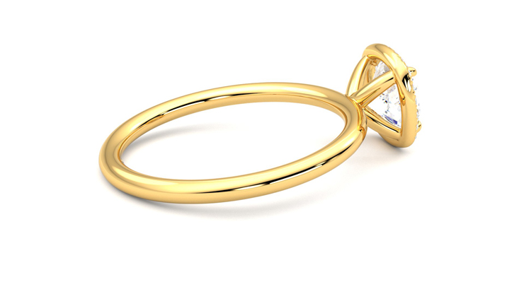 Taylor & Hart Dove Cushion Engagement Ring 360 degree image 11