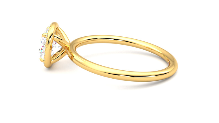 Taylor & Hart Dove Cushion Engagement Ring 360 degree image 20