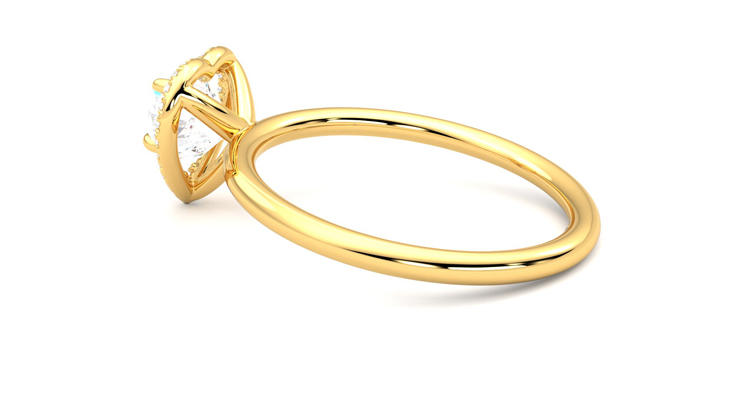Taylor & Hart Dove Heart Engagement Ring 360 degree image 19