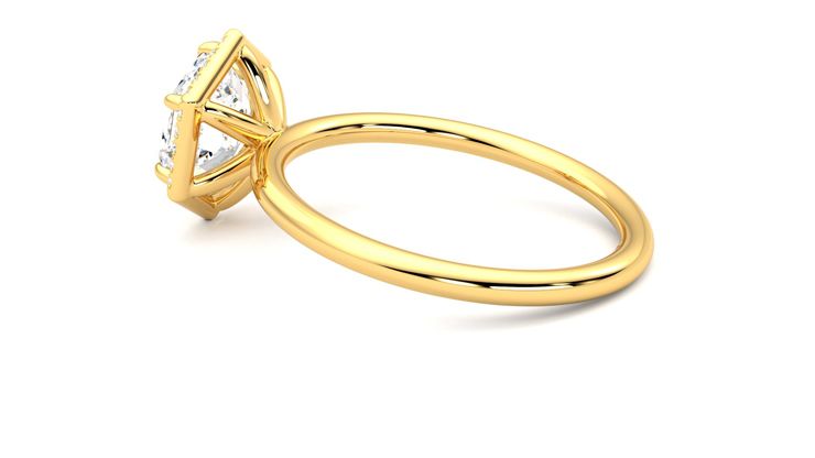 Taylor & Hart Dove Hexagonal Engagement Ring 360 degree image 19