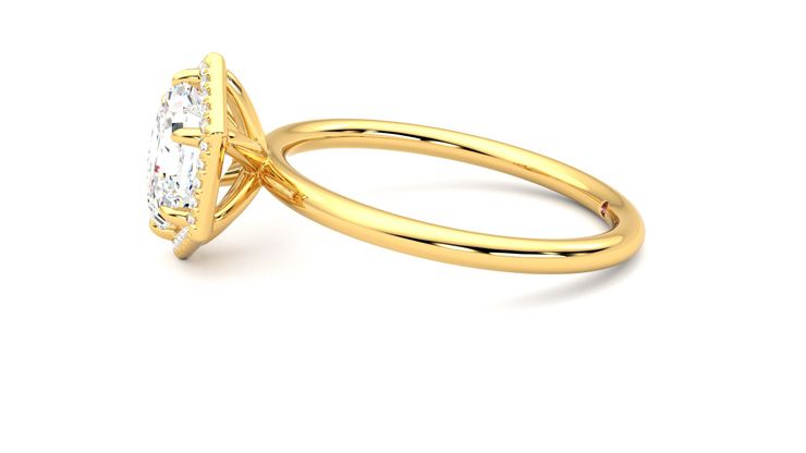 Taylor & Hart Dove Hexagonal Engagement Ring 360 degree image 21