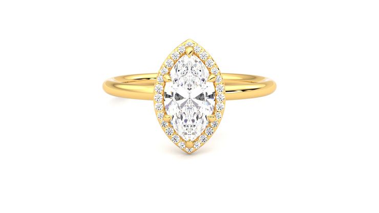Taylor & Hart Dove Marquise Engagement Ring 360 degree image 0