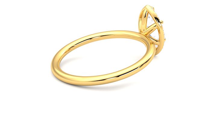 Taylor & Hart Dove Marquise Engagement Ring 360 degree image 12