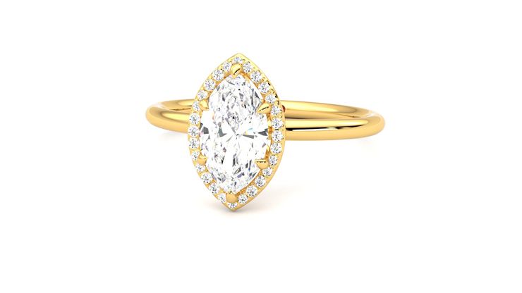 Taylor & Hart Dove Marquise Engagement Ring 360 degree image 27