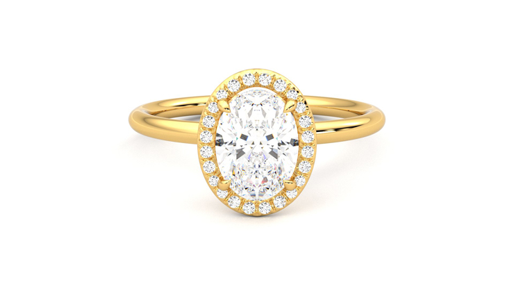 Taylor & Hart Dove Oval Engagement Ring 360 detail 01