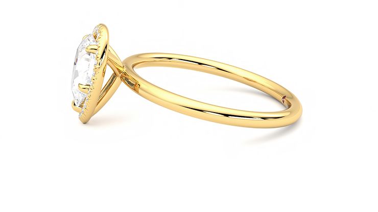Taylor & Hart Dove Pear Engagement Ring 360 degree image 21