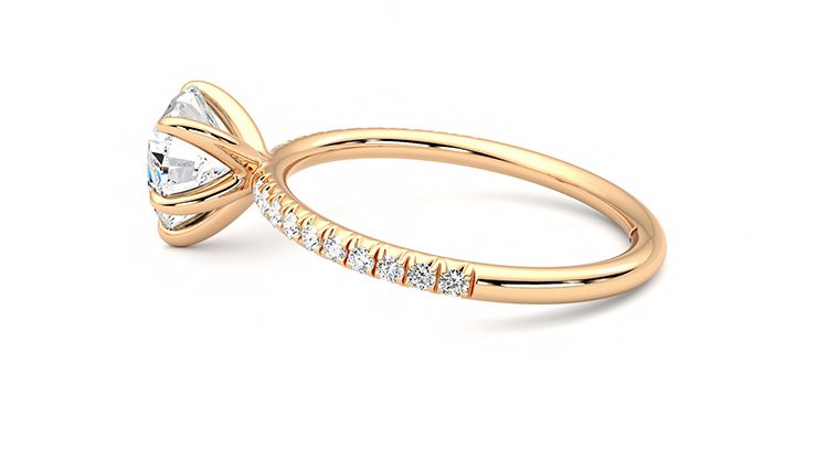 Taylor & Hart Dulcet Heart Engagement Ring 360 degree image 20