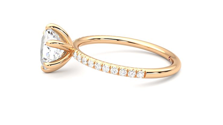 Taylor & Hart Dulcet Hexagonal Engagement Ring 360 degree image 21