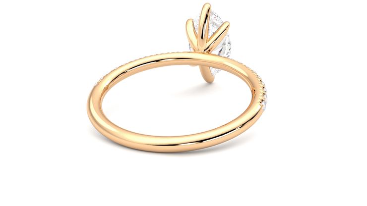 Taylor & Hart Dulcet Marquise Engagement Ring 360 degree image 14