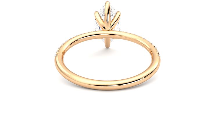 Taylor & Hart Dulcet Marquise Engagement Ring 360 degree image 15