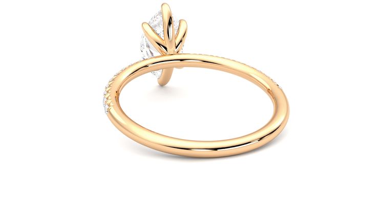 Taylor & Hart Dulcet Marquise Engagement Ring 360 degree image 16