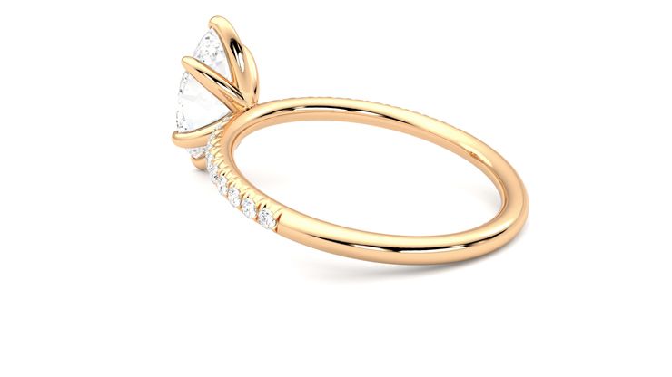 Taylor & Hart Dulcet Marquise Engagement Ring 360 degree image 18