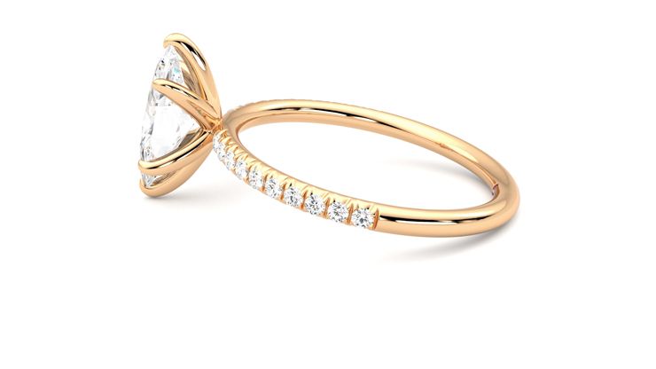 Taylor & Hart Dulcet Marquise Engagement Ring 360 degree image 20
