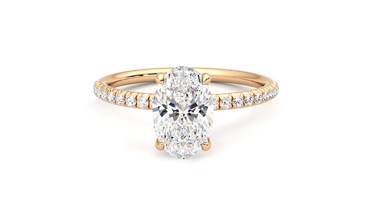 Taylor & Hart Dulcet Oval Engagement Ring 360 detail 01