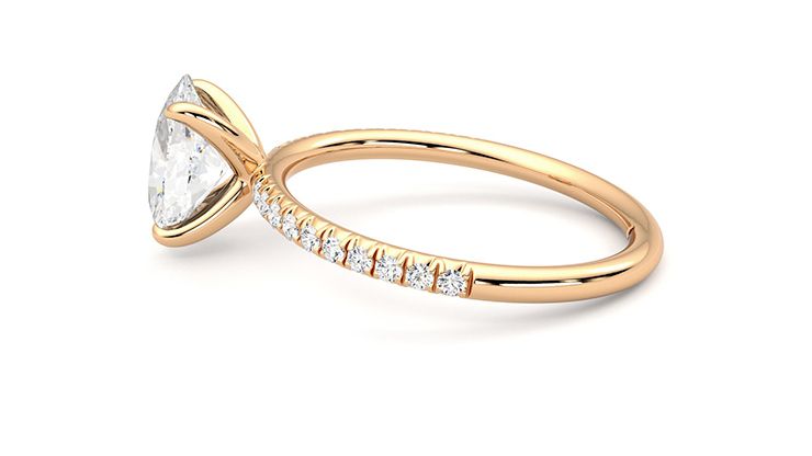 Taylor & Hart Dulcet Oval Engagement Ring 360 degree image 21