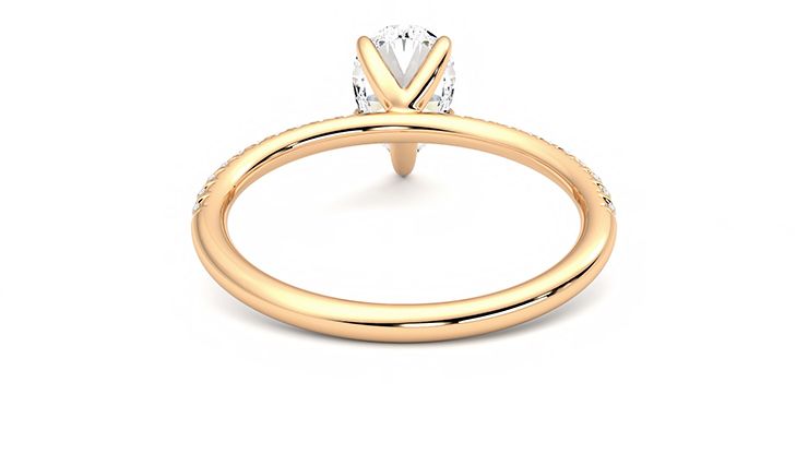 Taylor & Hart Dulcet Pear Engagement Ring 360 degree image 15