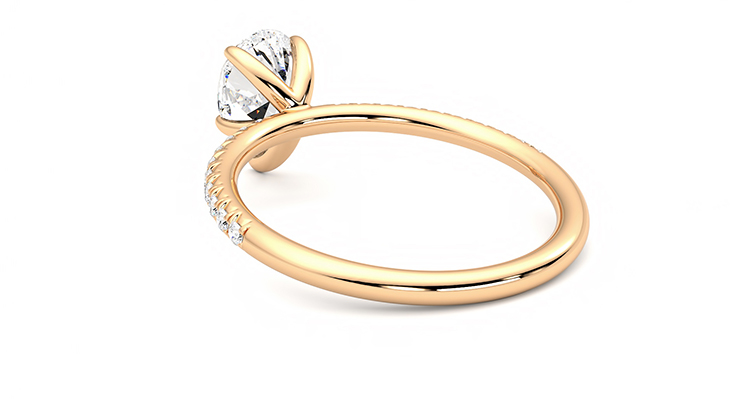 Taylor & Hart Dulcet Pear Engagement Ring 360 degree image 17