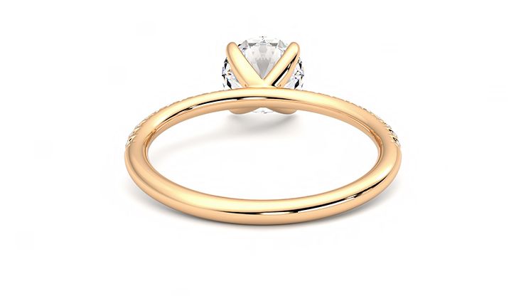 Taylor & Hart Dulcet Round Engagement Ring 360 degree image 15