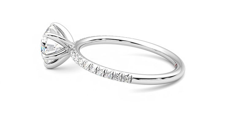 Taylor & Hart Dulcet Heart Engagement Ring 360 degree image 20