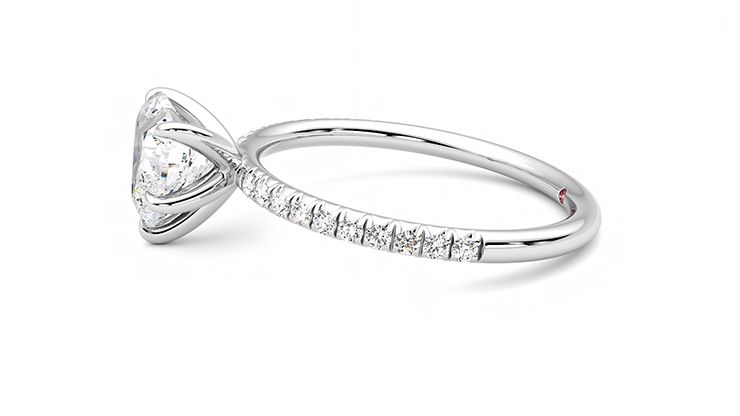 Taylor & Hart Dulcet Heart Engagement Ring 360 degree image 21