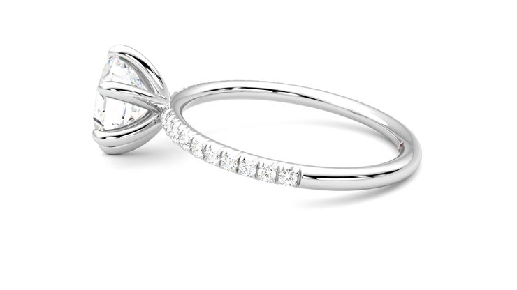 Taylor & Hart Dulcet Hexagonal Engagement Ring 360 degree image 20