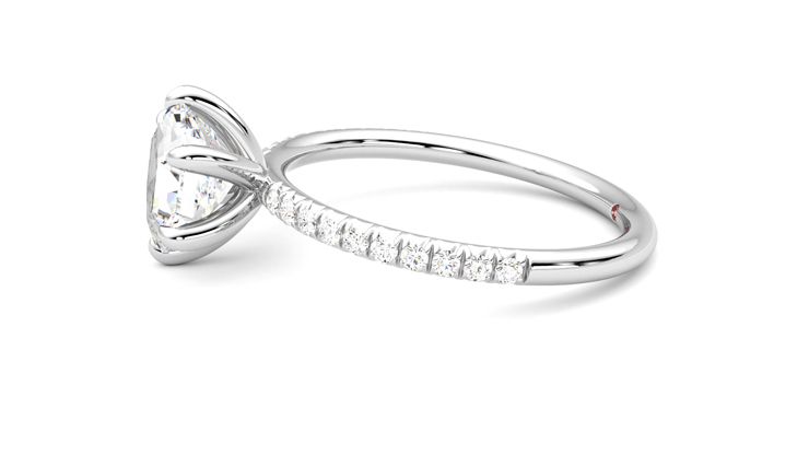 Taylor & Hart Dulcet Hexagonal Engagement Ring 360 degree image 21