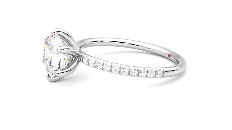 Taylor & Hart Dulcet Hexagonal Engagement Ring 360 degree image 22