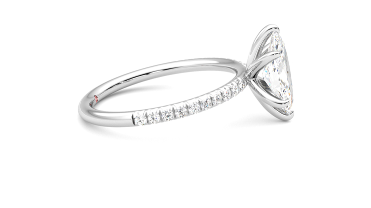 Taylor & Hart Dulcet Marquise Engagement Ring 360 degree image 9