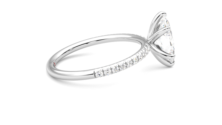 Taylor & Hart Dulcet Marquise Engagement Ring 360 degree image 10