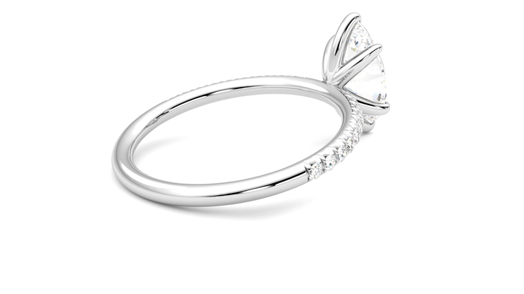 Taylor & Hart Dulcet Marquise Engagement Ring 360 degree image 12