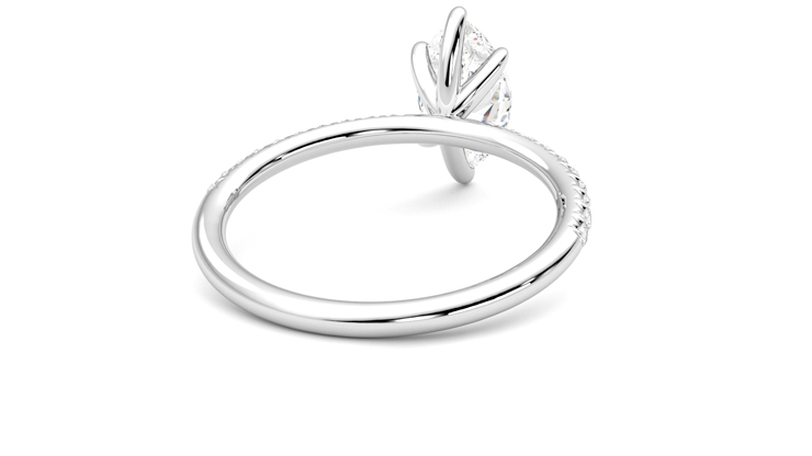 Taylor & Hart Dulcet Marquise Engagement Ring 360 degree image 14