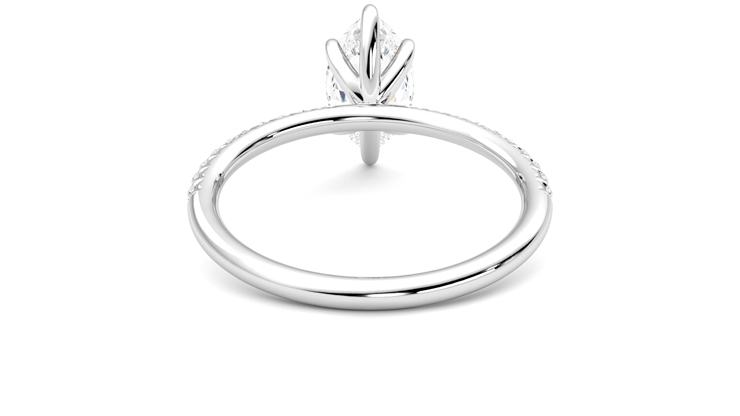 Taylor & Hart Dulcet Marquise Engagement Ring 360 degree image 15