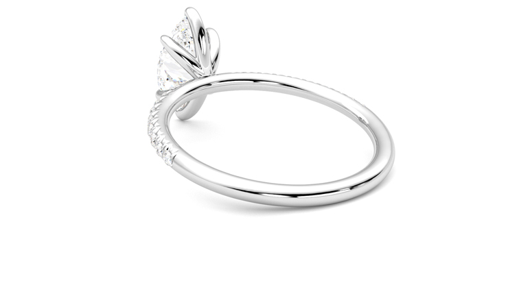 Taylor & Hart Dulcet Marquise Engagement Ring 360 degree image 17