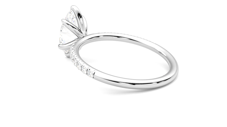 Taylor & Hart Dulcet Marquise Engagement Ring 360 degree image 18