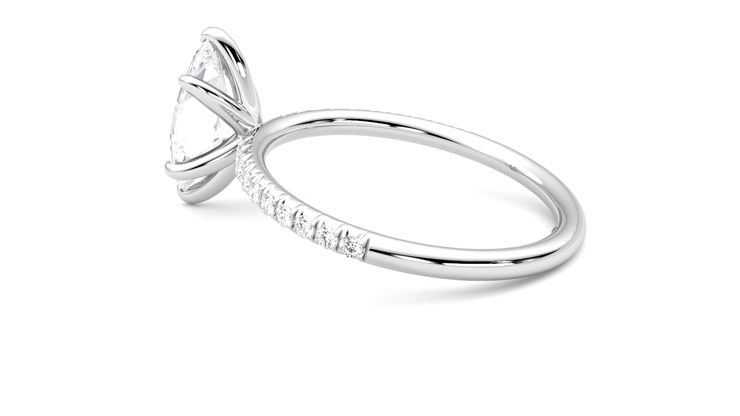 Taylor & Hart Dulcet Marquise Engagement Ring 360 degree image 19