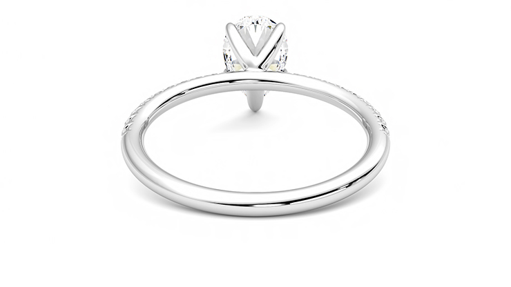 Taylor & Hart Dulcet Pear Engagement Ring 360 degree image 15