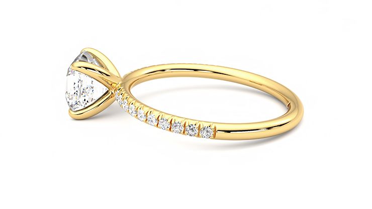 Taylor & Hart Dulcet Asscher Engagement Ring 360 degree image 20