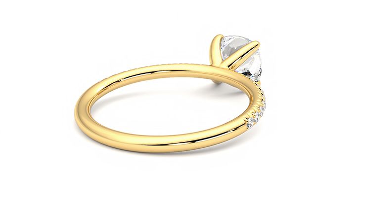 Taylor & Hart Dulcet Cushion Engagement Ring 360 degree image 13