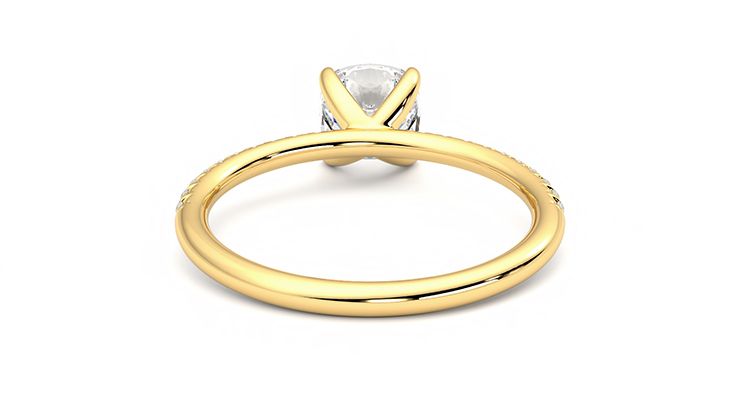 Taylor & Hart Dulcet Cushion Engagement Ring 360 degree image 15