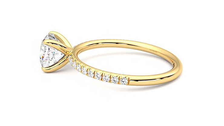 Taylor & Hart Dulcet Cushion Engagement Ring 360 degree image 20