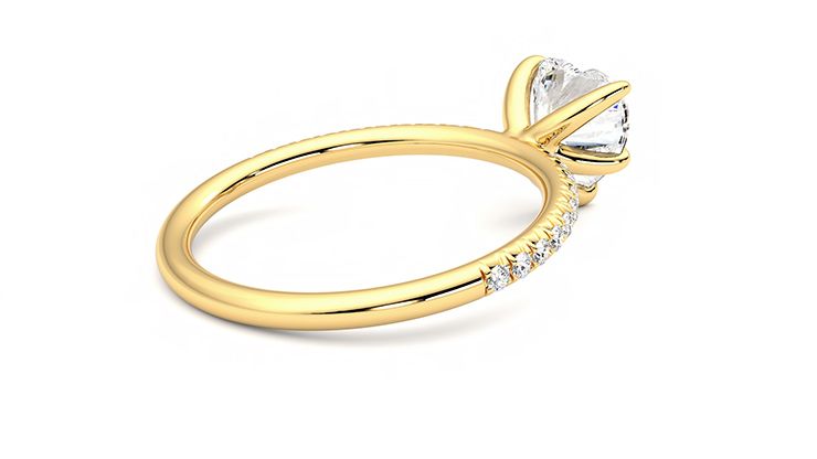 Taylor & Hart Dulcet Heart Engagement Ring 360 degree image 12