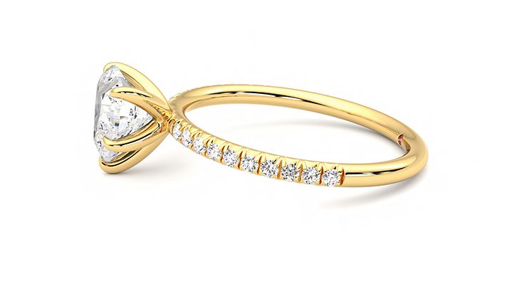 Taylor & Hart Dulcet Heart Engagement Ring 360 degree image 21