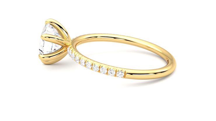 Taylor & Hart Dulcet Hexagonal Engagement Ring 360 degree image 20