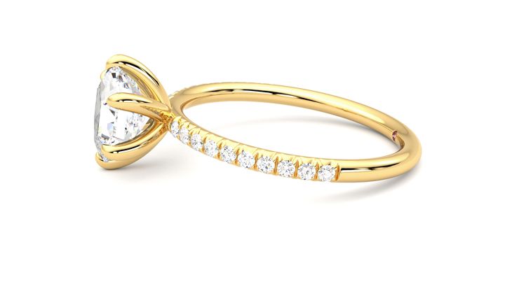 Taylor & Hart Dulcet Hexagonal Engagement Ring 360 degree image 21