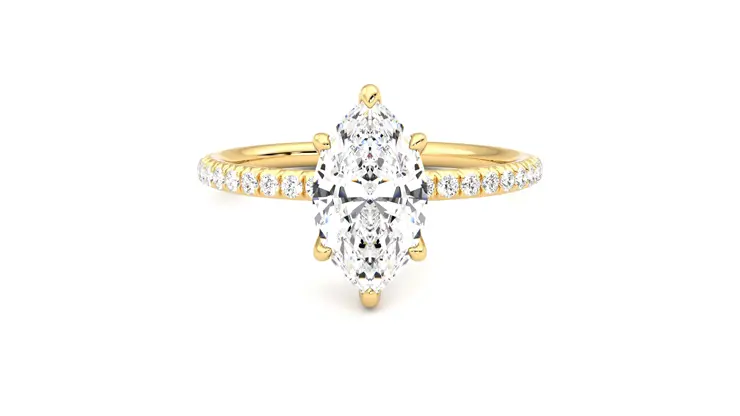 Taylor & Hart Dulcet Marquise Engagement Ring 360 detail 01