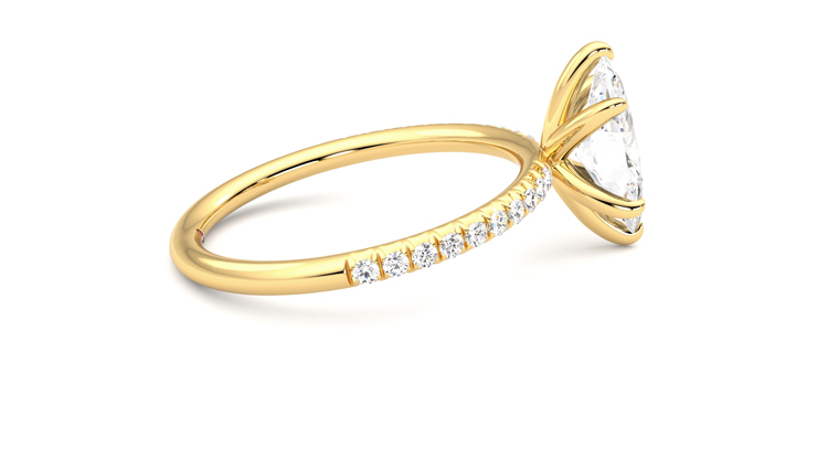 Taylor & Hart Dulcet Marquise Engagement Ring 360 degree image 10