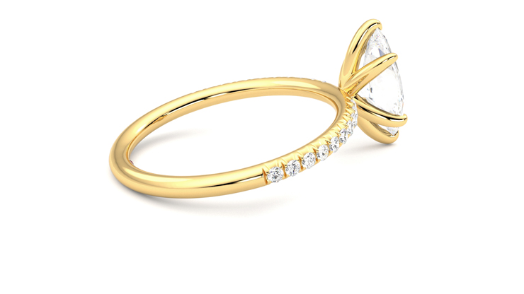 Taylor & Hart Dulcet Marquise Engagement Ring 360 degree image 11