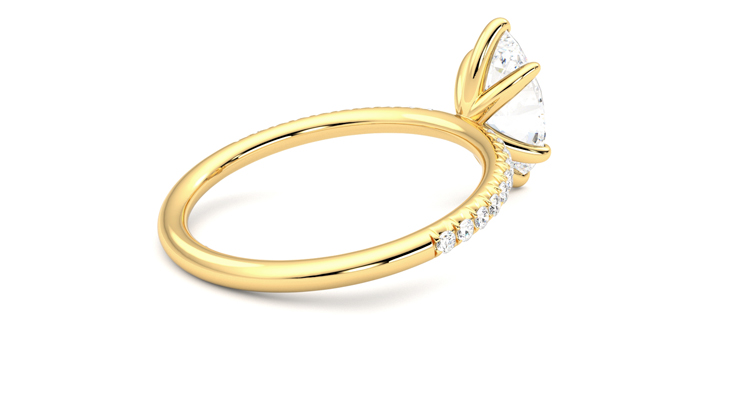Taylor & Hart Dulcet Marquise Engagement Ring 360 degree image 12