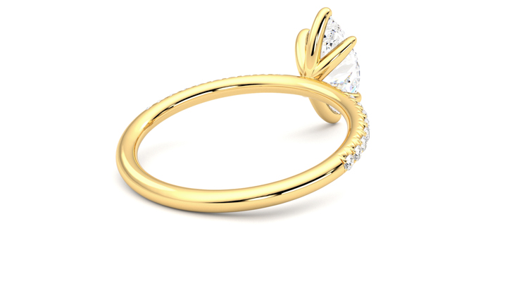 Taylor & Hart Dulcet Marquise Engagement Ring 360 degree image 13